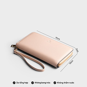 Ví Yuumy (  Thời trang nữ kiểu cầm tay dáng dài basic - Ví da Seasand YV69 )