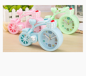 Đồng hồ để bàn hình xe đạp dễ thương thích hợp trang trí , làm quà tặng ý nghĩa - Hàng chính hãng 