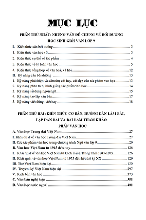 Những Điều Cần Biết Bồi Dưỡng Học Sinh Giỏi Ngữ Văn Lớp 9 (Phiên Bản Mới Nhất)