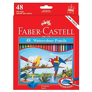 Chì Màu Nước Parrot - 48 Màu Dài Faber-Castell-114468