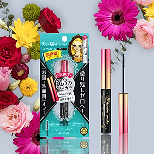 Mascara Siêu Bền Chống Trôi Làm Tơi Và Dày Rậm Làn Mi Mỏng Kissme Heroine  (2 Màu)