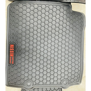 Thảm lót sàn cao su xe Toyota Avanza 2021 2022 2023 màu đen chữ đỏ, lót sàn ô tô cao su đúc không mùi vừa khít xe