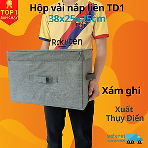 Hộp Đựng Đồ Đa Năng TD1 – Túi Vải Đựng Quần Áo Chăn Màn Phong Cách Thụy Điển Sang Trọng, Lịch Sự – Hàng Chính Hãng