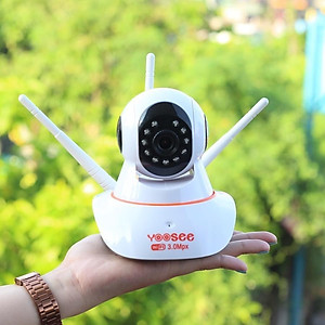 Camera Wifi Trong Nhà Yoosee 3.0 Full HD, 3 Râu, Xoay 360 độ , Đàm Thoại 2 Chiều, Cảm Biến Báo Động – Hàng nhập khẩu