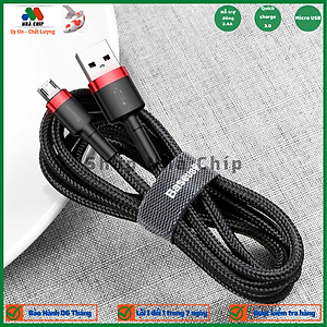 Cáp Sạc Nhanh Micro USB Cho Smartphone Android 2.4A Baseus Cafule - Hàng Chính Hãng