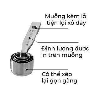 Bộ Muỗng Đong Định Lượng KAI Nhật Bản - Select 100 - Bộ 4 Cái/5 Cái