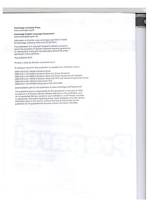 Cambridge English Prepare! Level 7 Workbook With Audio