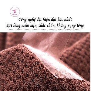Khăn tắm cao cấp Việt Thư, khăn tắm sợi microfiber ngoại nhập siêu mềm, siêu thấm, 70x140 cm, 320gr - Hàng Chính Hãng 