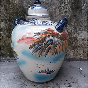 Hũ đựng gạo- Vò ngâm rượu - Chum gốm miệng nhỏ (Giao hàng ngẫu nhiên)