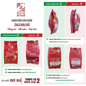 KEM DƯỠNG TRẮNG DA ZALE ĐỎ NHÂN SÂM - 01 HỘP 24 HỦ