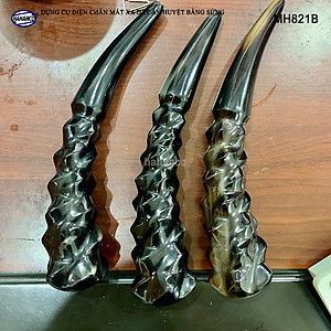 Dụng cụ điện chẩn khía đẹp mắt bằng sừng (MH821B) MÁT XA DAY ẤN HUYỆT GAN /MẬT, đả thông kinh mạch