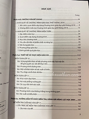 Sách Hướng Dẫn Dạy Học Môn Toán Trung Học Phổ Thông Theo Chương Trình Giáo Dục Phổ Thông Mới