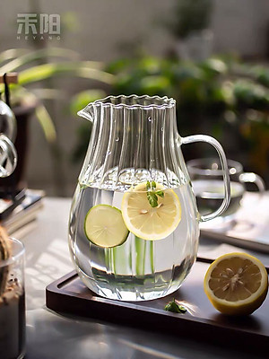 Bình đựng nước thủy tinh crystan chịu nhiệt cao cấp lên tới 400 độ c - ANTH475