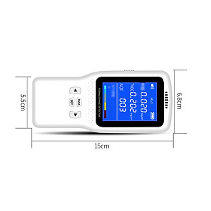 Máy đo chất lượng không khí Máy đo HCHO TVOC Màn hình LCD lớn ZYG-030