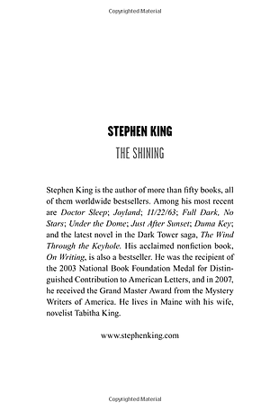 Sách Stephen King: The Shining