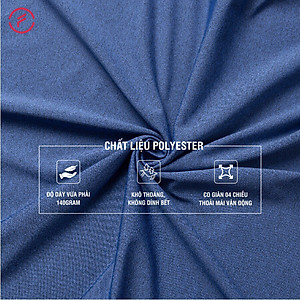 Áo thun thể thao nam Fasvin TS21460.HN chất vải poly mềm mại co giãn tốt