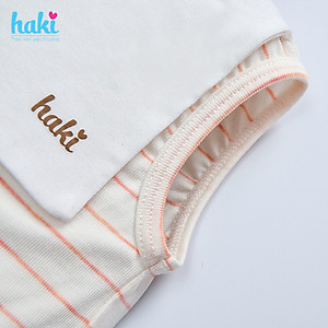 Bộ bodysuit kẻ thủy thủ cho bé vải sợi tre cao cấp BB032, set body bé trai bé gái, body cho bé sơ sinh hàng chính hãng HAKI