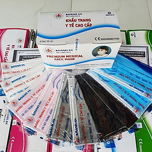 50 Khẩu trang y tế kháng khuẩn Khánh An 4 lớp tiệt trùng vô bịch từng cái riêng
