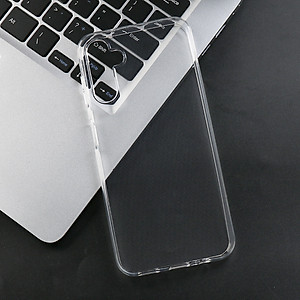 Ốp lưng dẻo Silicon trong suốt cho Samsung Galaxy A14 5G hiệu Ultra thin (mỏng 0.6mm) - Hàng nhập khẩu