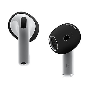Cặp vỏ bọc nút tai nghe bằng silicon mềm chống trượt cho Airpods 4 - Hàng Chính Hãng