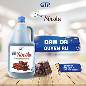 Siro Chocolate GTP - Chuyên dùng pha chế: Trà sữa, Trà trái cây, Cocktail, Mocktail…