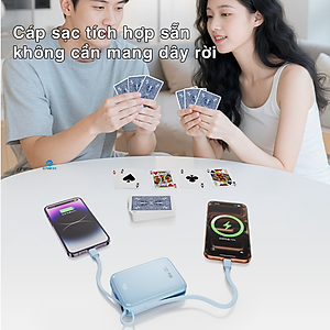 Pin sạc dự phòng ROCKSPACE C04 sạc nhanh 45W kèm dây sạc, dung lượng 10000mAh - hàng chính hãng có bảo hành