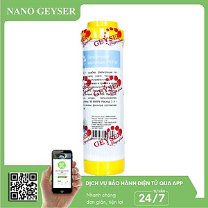 Bộ lọc thô đầu nguồn Nano Geyser dùng cho nước sinh hoạt - Hàng Chính Hãng