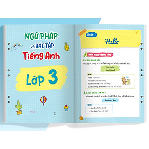 Sách Sổ tay ngữ pháp và bài tập tiếng Anh lớp 3,4,5