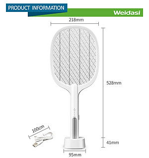 Vợt Muỗi kiêm Đèn Bắt Muỗi 2 trong 1 - Weidasi WD-955