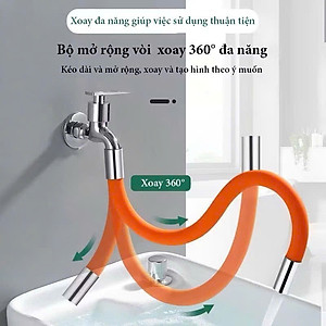 Ống Nối Dài Vòi Nước Silicone Mở Rộng – Ống Nước Linh Hoạt, Dễ Dàng Sử Dụng, Bền Bỉ - HÀNG CHÍNH HÃNG MINIIN