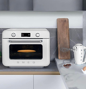 Mua LÒ NƯỚNG KÈM HẤP SMEG COF01CREU MÀU KEM Hàng chính hãng | Tiki