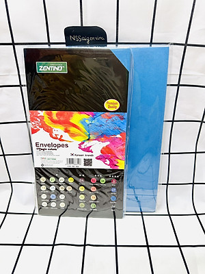 Xấp 10 Cái Bao Thư 12*22 Zentino Màu Sắc Đa Dạng