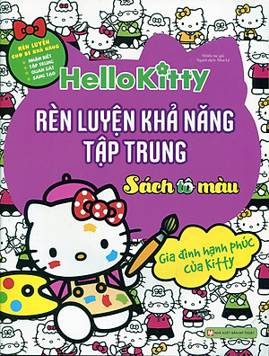 Bộ 4 Cuốn Hello Kitty- Sách Tô Màu: Rèn Luyện Khả Năng Cho