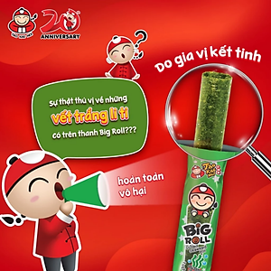 Hộp 12 Gói Snack Rong Biển TaoKaeNoi BIG ROLL Vị Cay