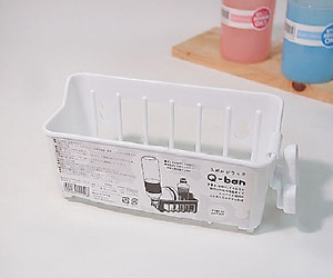 Giá nhựa đựng đồ đa năng, mút rửa bát (hút chân không) nội địa Nhật Bản