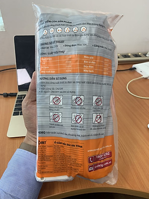 Ổ Cắm Nối Dài Comet CES10405 - Hàng Chính Hãng