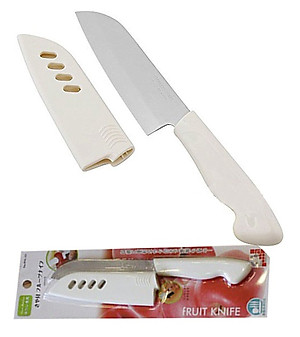 Dao gọt hoa quả được trang bị nắp nhựa bọc lưỡi, thuận tiện khi mang đi du lịch hay những chuyến dã ngoại mà vẫn đảm bảo an toàn - nội địa Nhật Bản 
