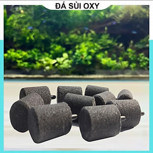 1 Mét dây sủi và 1 đá sủi oxy, quả sủi oxy dùng cho Máy sủi oxy, Máy sục khí - Tăng lượng khí oxy bể cá - Giúp cá lớn nhanh, phát triển mạnh ( Trắng - Đen)