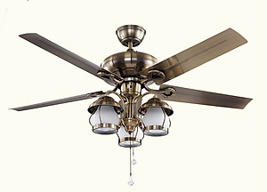 Đèn quạt trang trí COMARA 3 màu ánh sáng  - kèm bóng Led chuyên dụng