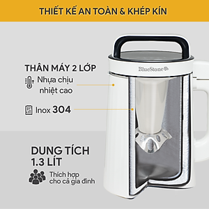 Máy Làm Sữa Hạt Đa Năng Bluestone SMB-7329 (1.3 Lít) - Hàng Chính Hãng