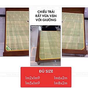Chiếu trúc Tây Bắc , chiếu tăm tre 1m2 1m6 1m8 mát mịn ngày hè