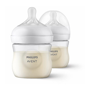Bình sữa mô phỏng tự nhiên mới hiệu Philips Avent  cho trẻ từ 0 tháng tuổi (125ml-đôi)_SCY900.02