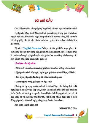 Sách - Combo 2c - English grammar for starters (có đáp án) - trọn bộ
