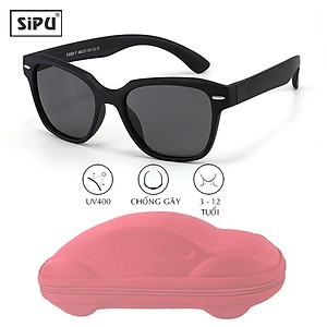 Mắt Kính Trẻ Em MK23 Cao Cấp Chống UV400 + Chống gãy Cho Bé Trai Bé Gái (Tặng Hộp Kính Hình Ô Tô)