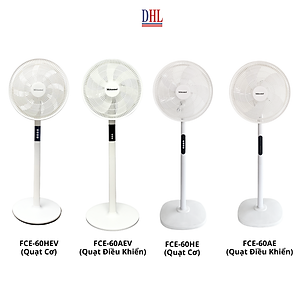 Quạt đứng điện tử có điều khiễn từ xa, hẹn giờ Mitomo FCE-60AEV, công suất 60W, động cơ dây đồng - Bảo hành 2 năm hàng chính hãng