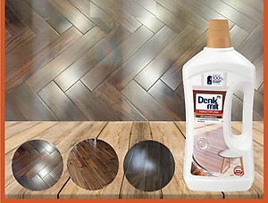 Nước lau sàn gỗ Denkmit Đức 1 lít sạch bóng, Đuổi côn trùng, Bảo vệ sàn gỗ bền đẹp