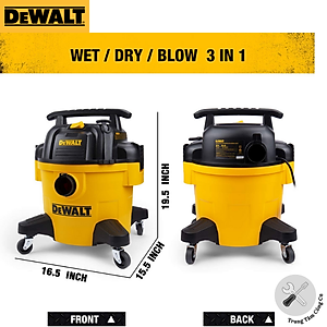 Máy hút bụi Công nghiệp 3 chức năng 23L Dewalt DXV23P 4.0 PEAK HP-HÀNG CHÍNH HÃNG