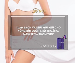 Gel chăm sóc cô bé cao cấp độc quyền PLSUR Chai 30ml