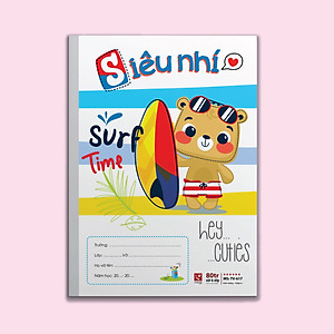 Lốc 10 Vở (Tập) Ô ly Siêu nhí Cao cấp 80 trang (4 ô ly - Giao mẫu ngẫu nhiên)