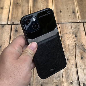 Ốp lưng da thời trang kết hợp MICA dành cho iPhone 13 / 13 Pro / 13 Pro Max / 13 Mini - Hàng nhập khẩu